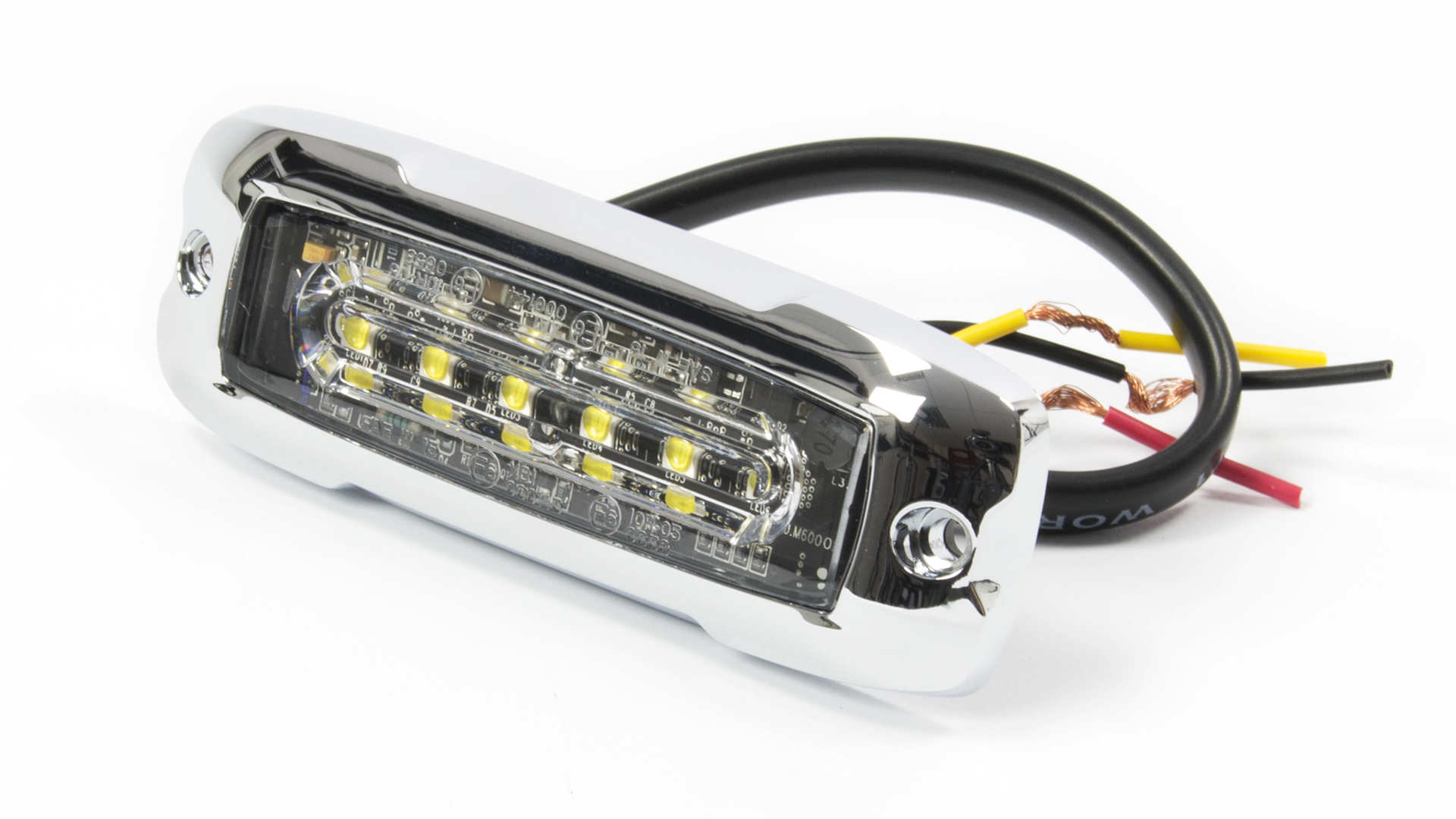 XT6 Warning Lighthead (Chrome Bezel) - Blue