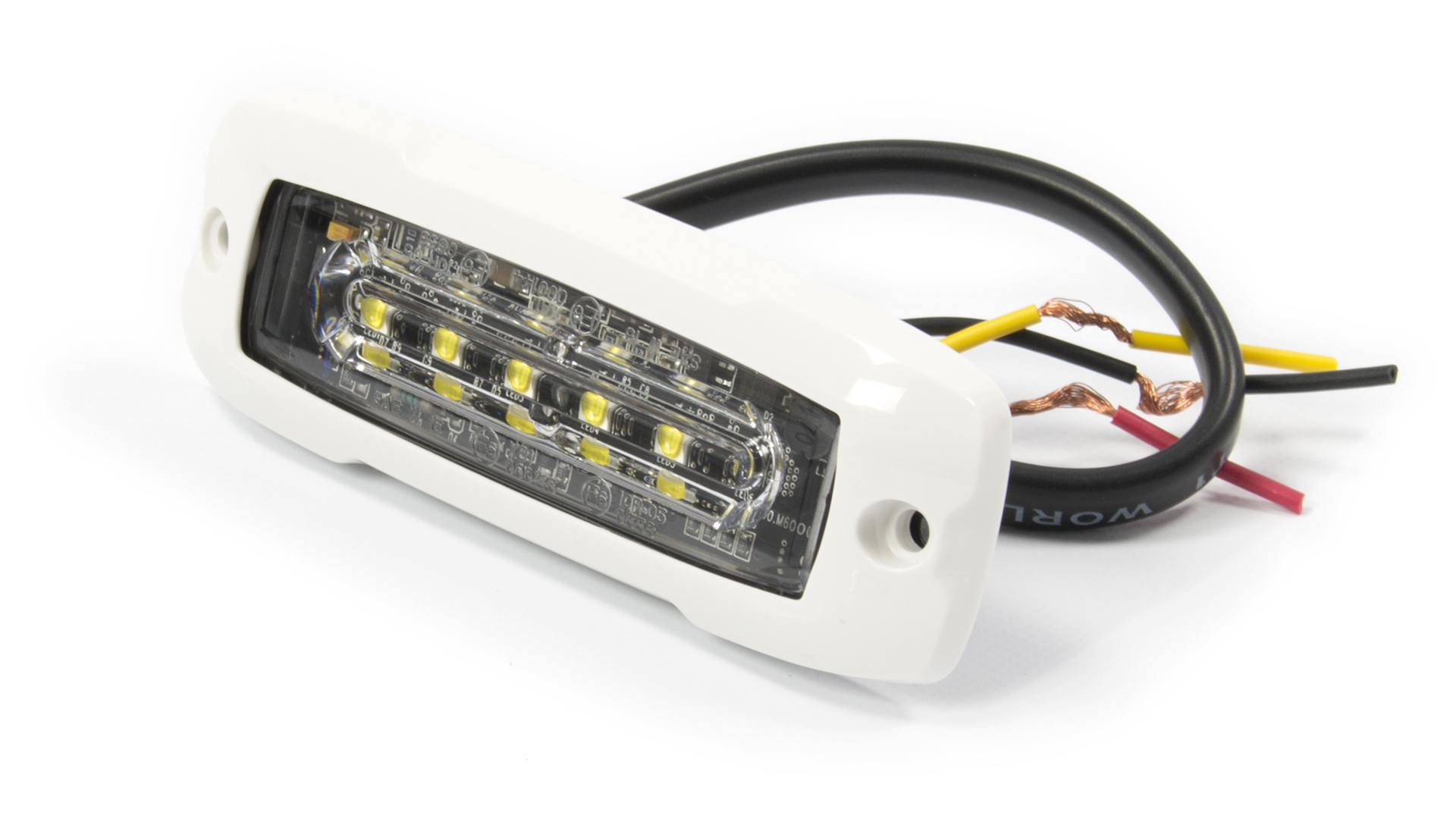 XT6 Warning Lighthead (White Bezel) - White