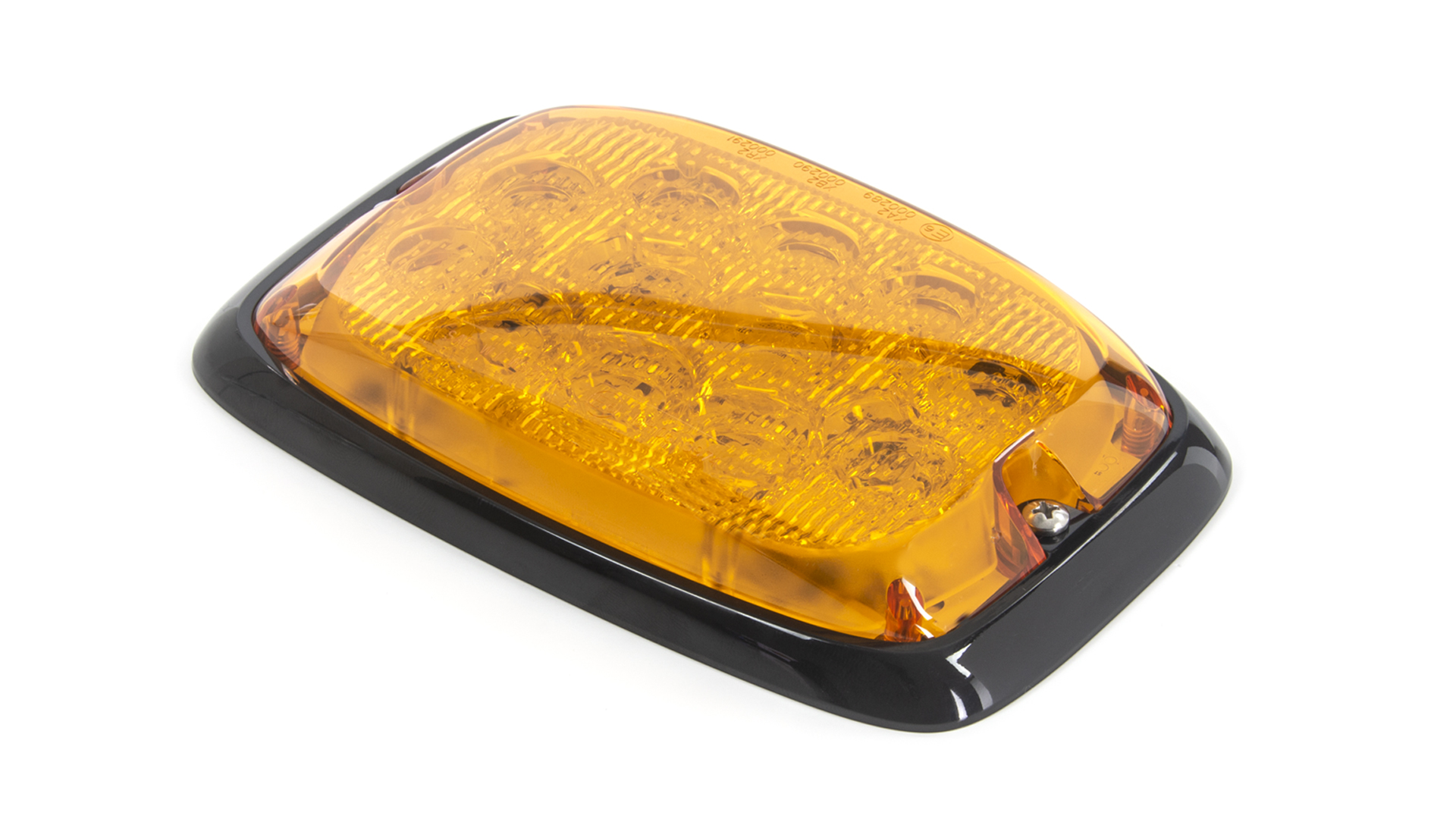 R6-E Warning Lighthead - Amber LEDs/Amber Lens