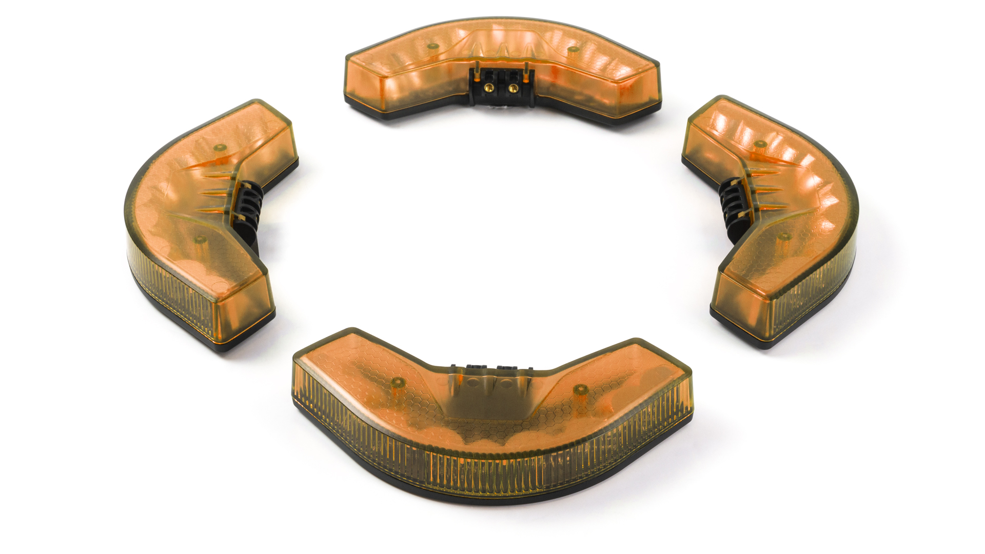 OV9 - Amber LEDs/Amber Lens (4 Units)