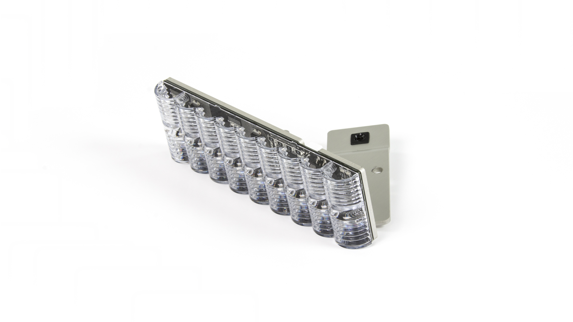 Aegis Lighthead Corner D-Fuser 9LED FL/RR - Red (24VDC)