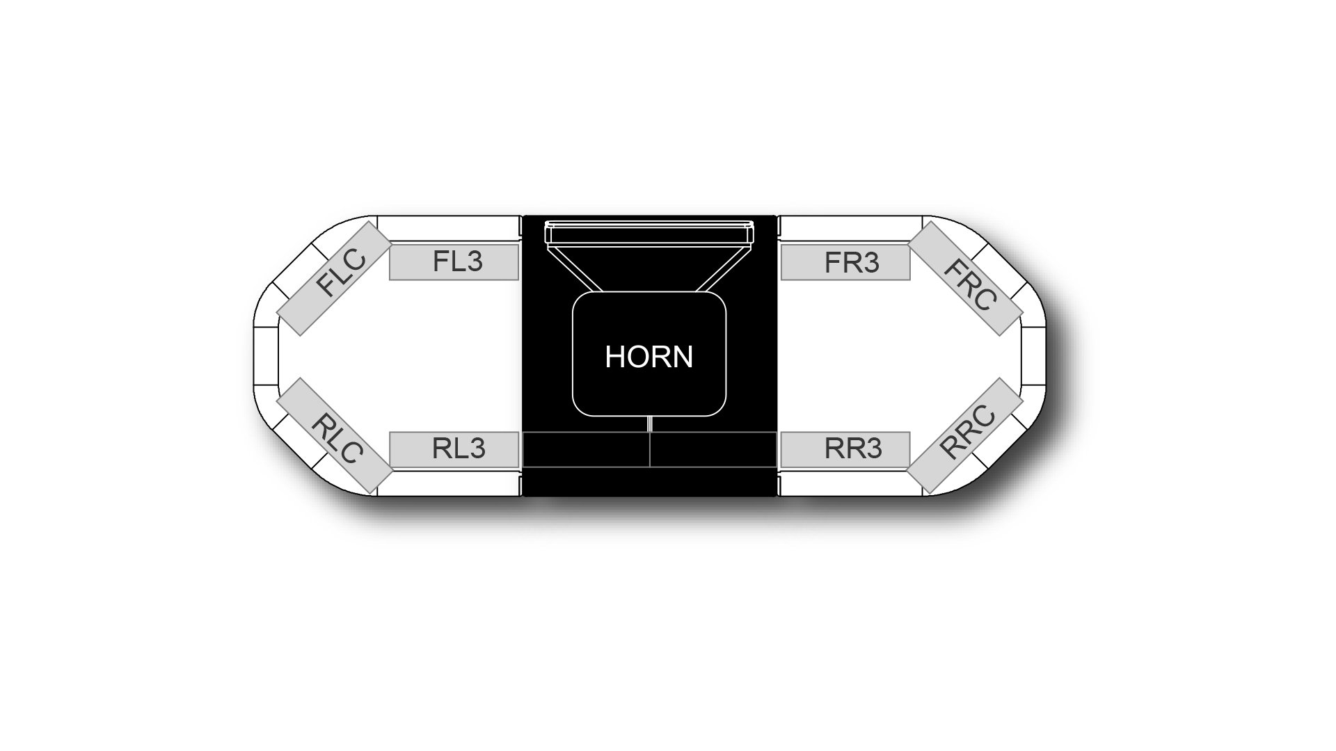 Legion HE H002 Speaker 0935mm (36.8) - BB (12VDC)
