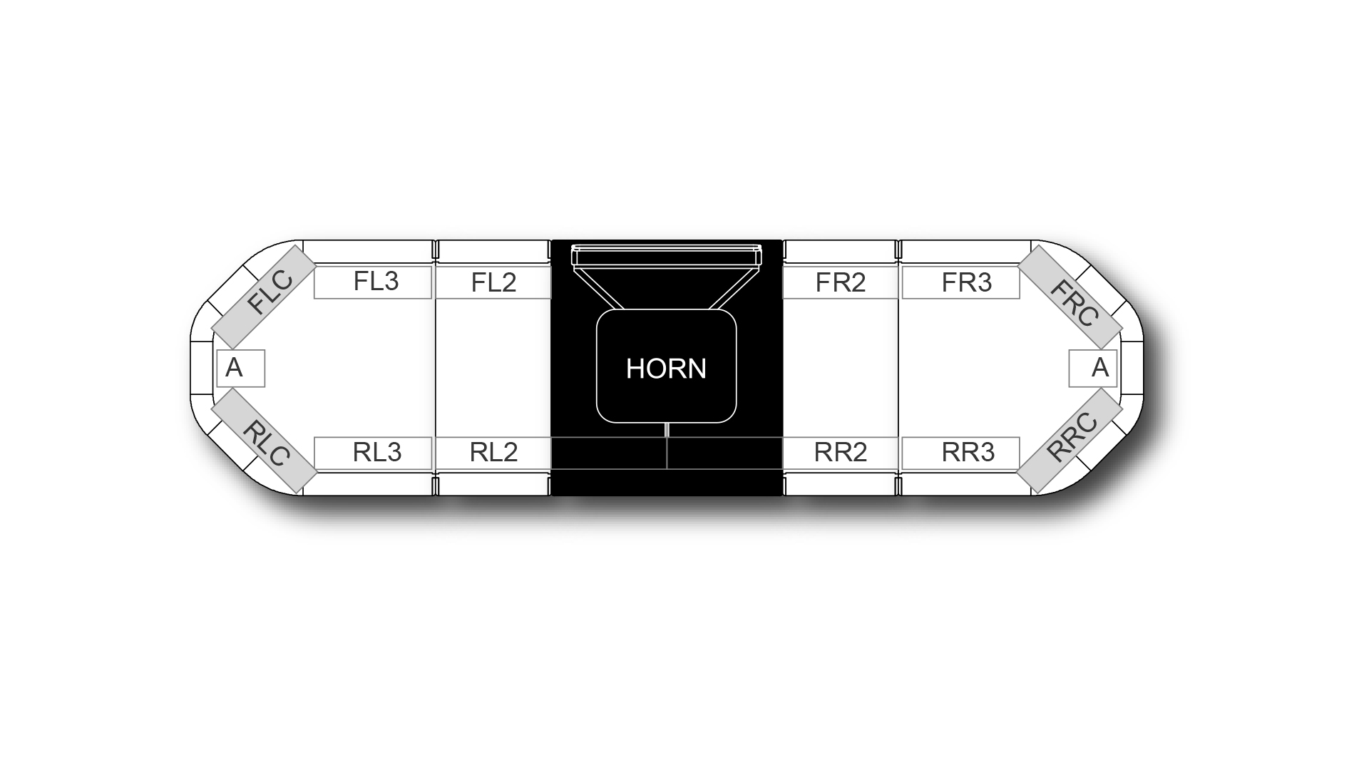 Legion HE H002 Speaker 1252mm (49) - AA (12VDC)