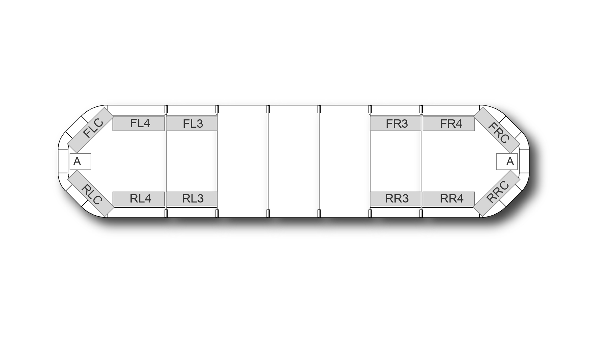 Legion FIT Illuminated Centre 1387mm (54.5) - AA (12VDC)