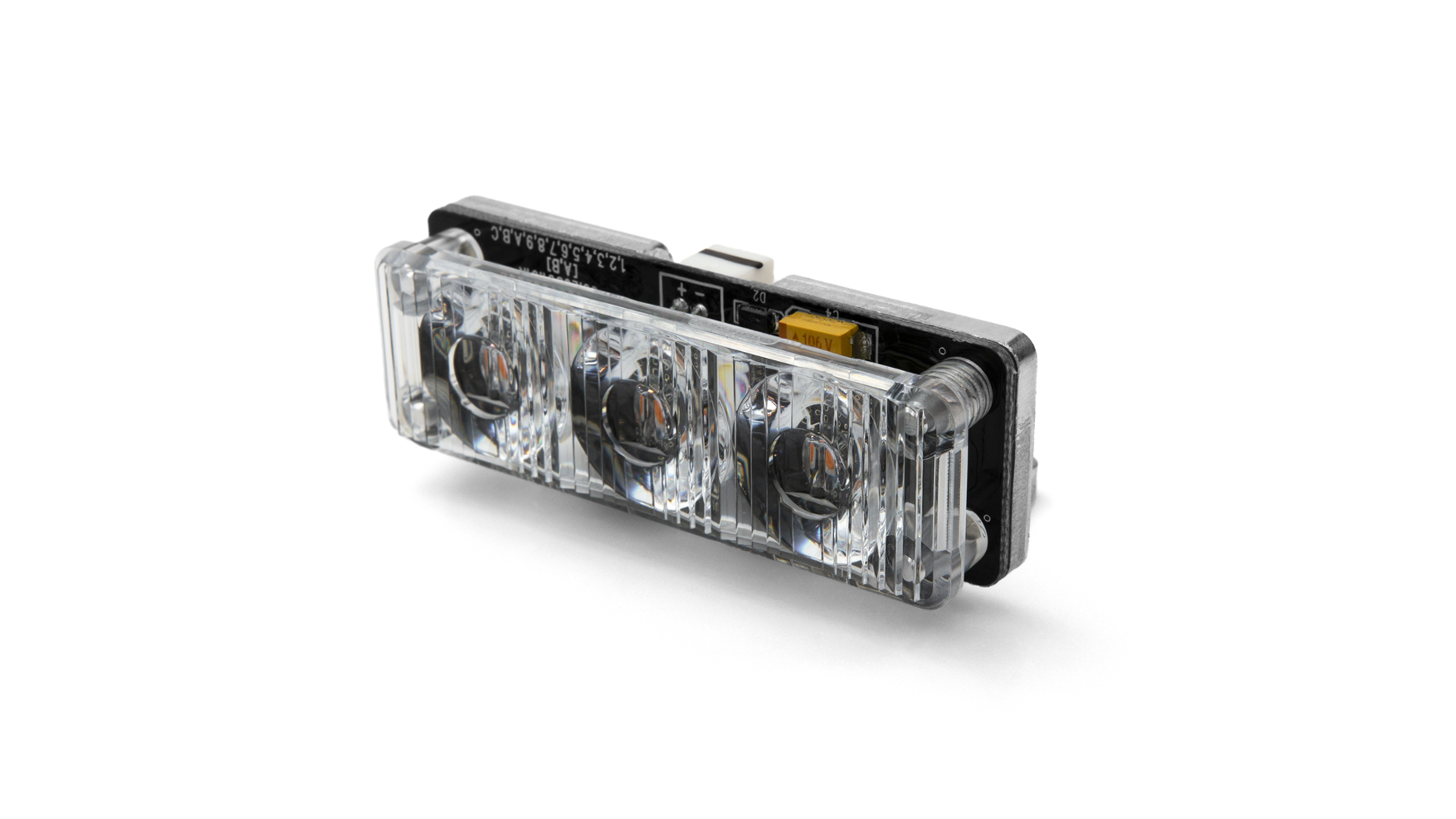 Microbar EX Lighthead 3LED TIR - Red (12-24VDC)