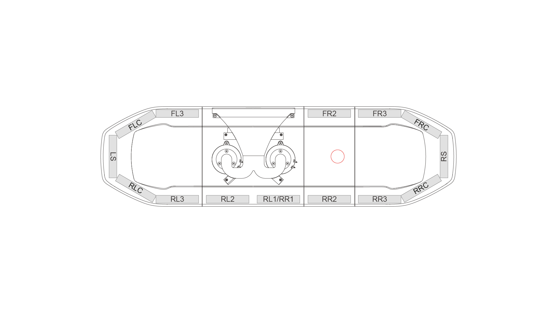 Raiden HE Speaker Lightbar 1066mm (42) - BB