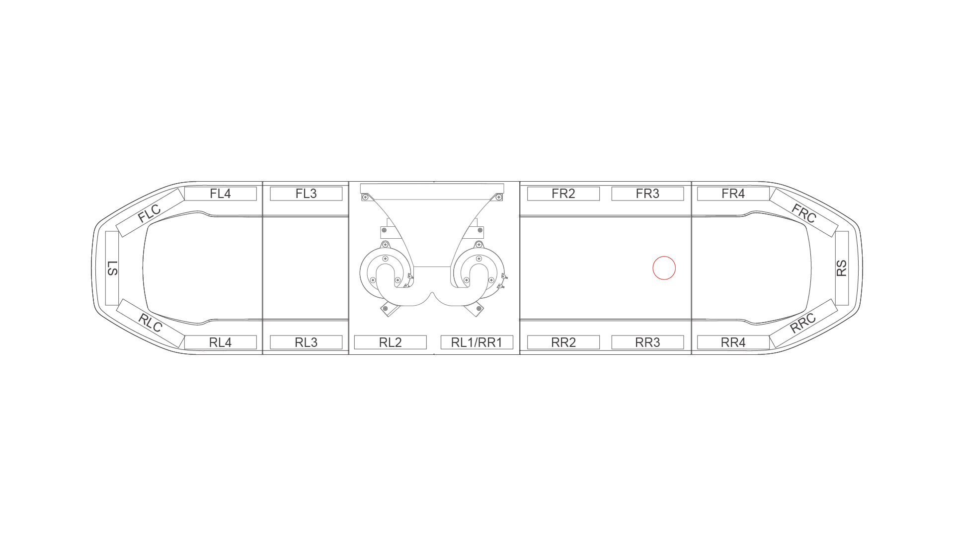 Raiden HE Speaker Lightbar 1371mm (54) - RR