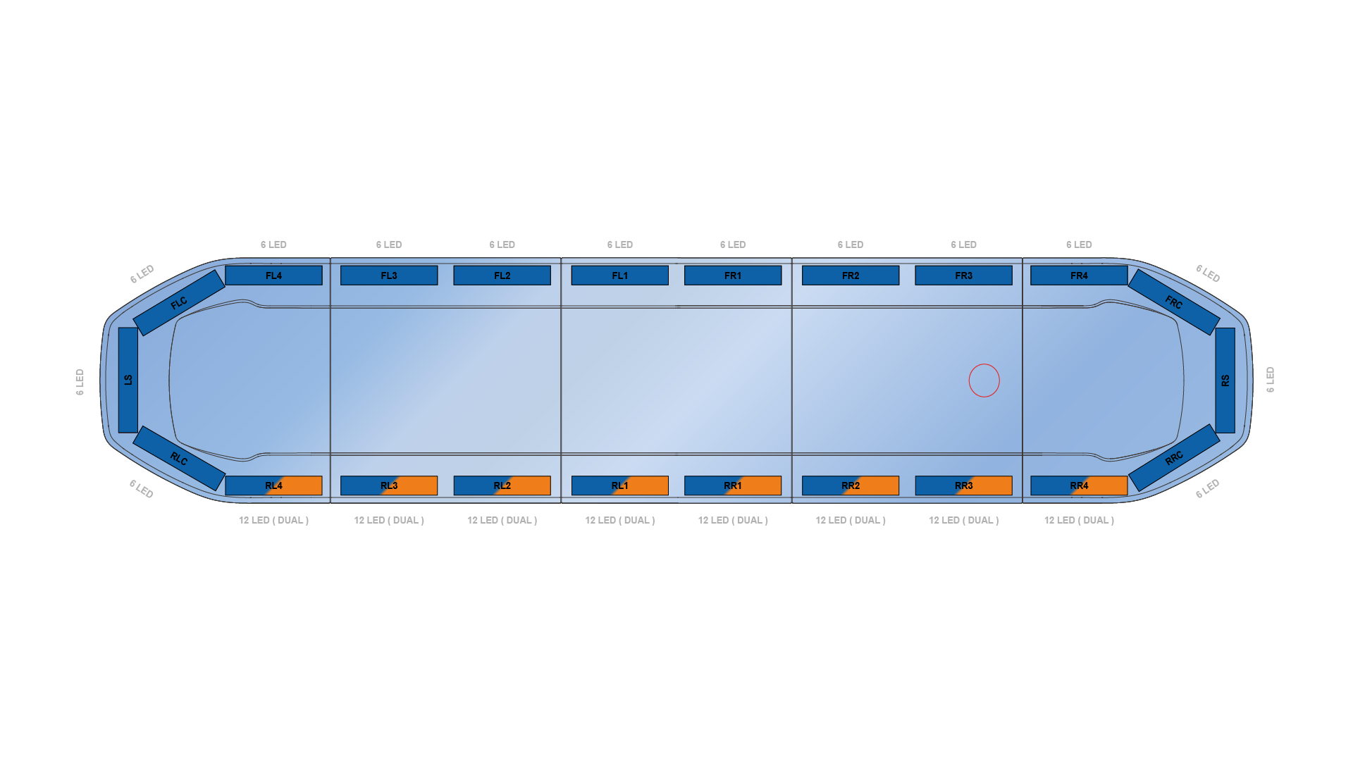 Raiden HE Lightbar 1523mm (60) - BB - 06660086