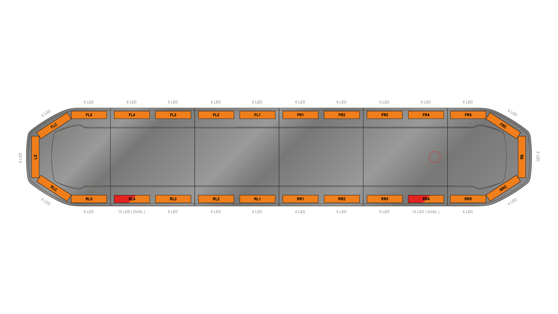 Raiden HE Lightbar 1829mm (72) - AK- 06660185