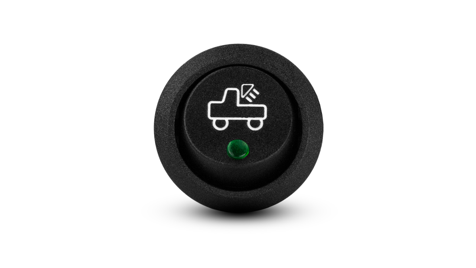 Rocker Switch - Green LED Rear Scene Light Symbol