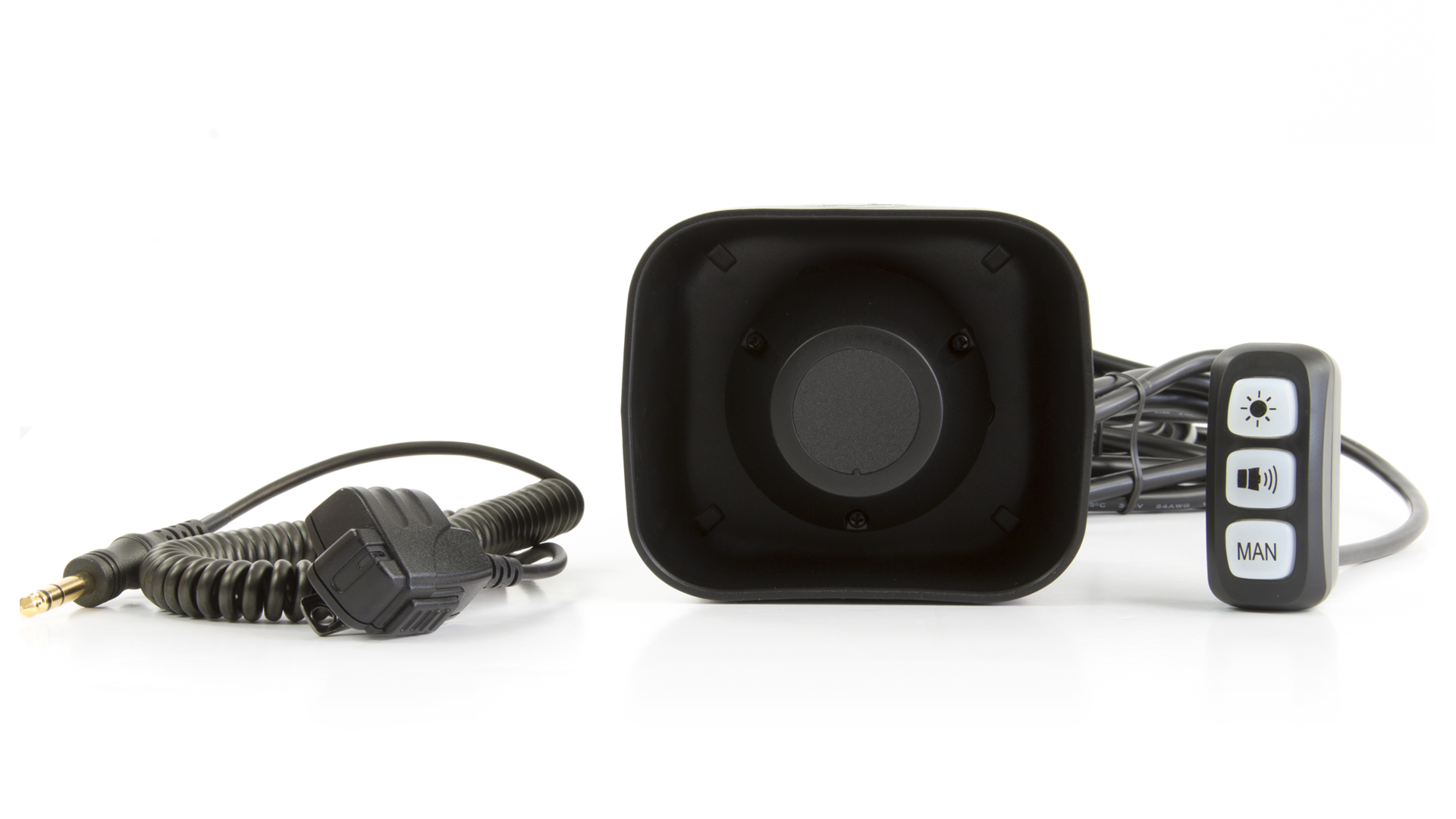 SAS32R Siren/Speaker, Switch Panel &amp; Clip on Mic